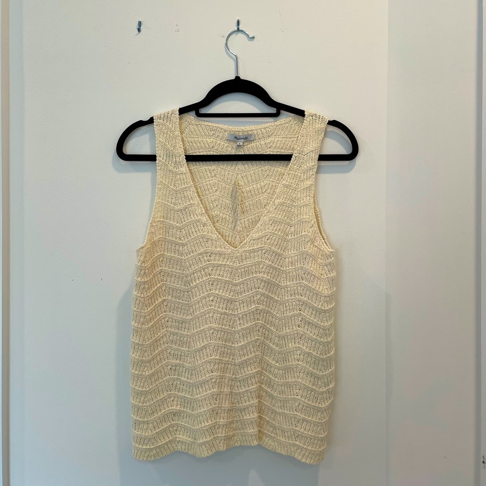 Brand New White Knit Top from Madewell
